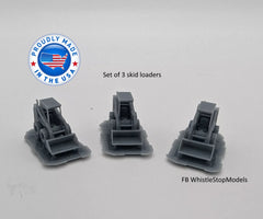 WSM N9006 - N Scale - 3 Skid Loaders