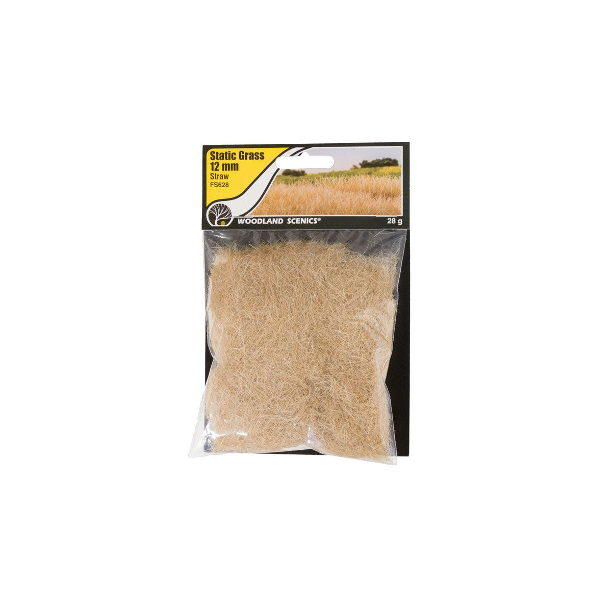 Woodland Scenics FS628 -- 12mm Static Grass Straw