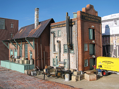 Downtown Deco DD1037 -  HO Scale - Burgess Manufacturing Kit -- 12 x 7"