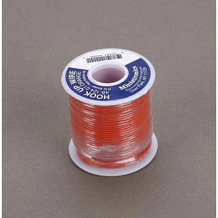 Miniatronics Corp. 22 Gauge Stranded Single Conductor Wire - 100' 30m - Orange