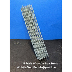 WSM HO2003 - HO Scale - 6ft Wrought Iron fence