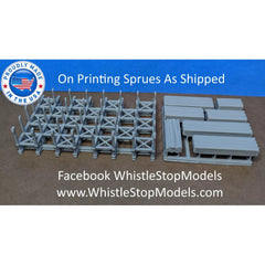 WSM N6510 - N Scale - Modern lumber rack