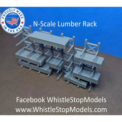 WSM N6510 - N Scale - Modern lumber rack