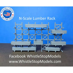 WSM N6510 - N Scale - Modern lumber rack