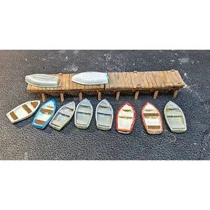 WSM HO1016 - HO Scale - Boat dock set