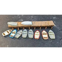 WSM HO1016 - HO Scale - Boat dock set