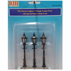 RIH012107 - HO Scale Lamp Post Classic Vintage