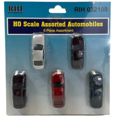 RIH032100 - HO Automobiles 5pc Assorted