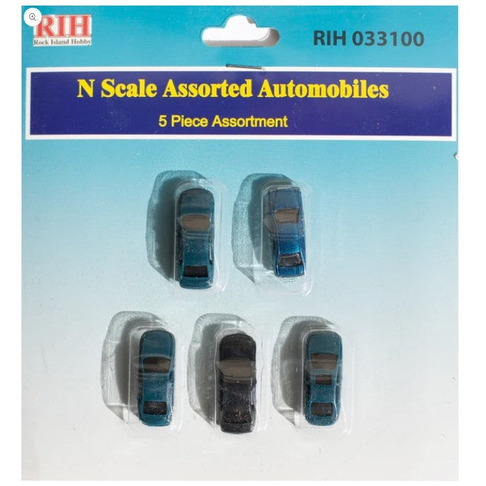 RIH033100 - N Scale 5 pc. Car Assortment