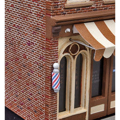 Walthers 933-3471 - HO Vic's Barber Shop -- Kit - 2-1/2 x 3-1/2 x 3-3/8" 6.4 x 8.9 x 8.6cm