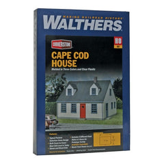 Walthers 933-3776 - HO Cape Cod House -- Kit - 4-1/4 x 3-5/8 x 3" 10.7 x 9.2 x 7.6cm
