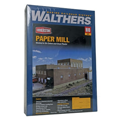 Walthers 933-3902 - HO Paper Mill - Superior Paper -- Kit - 20-3/4 x 11-3/4 x 8-3/4" 52.7 x 29.8 x 22.2cm