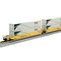 KATO 106-6183 N Gunderson MAXI-IV 3-Unit Well Car w/53' Containers - Ready to Run