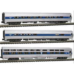 Kato 106-6286 N Scale Amfleet Viewliner Intercity Express Phase VI 3-Car Add-On