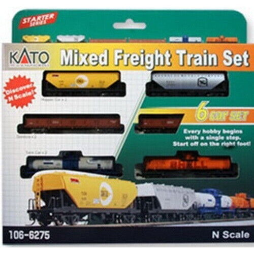Kato 106-6275 N Mixed Freight Train Set (Set of 6)