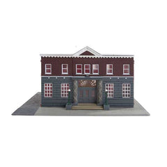 Life-Like 1382 - HO Scale Woodlawn Police Station -- Kit - 6-1/4 x 8-3/8" 15.9 x 21.3cm