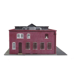 Life-Like 1382 - HO Scale Woodlawn Police Station -- Kit - 6-1/4 x 8-3/8" 15.9 x 21.3cm