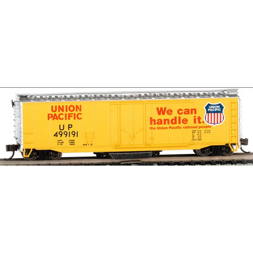 Bachmann 16366 N Track Cleaning 50' Plug-Door Boxcar Union Pacific #499191