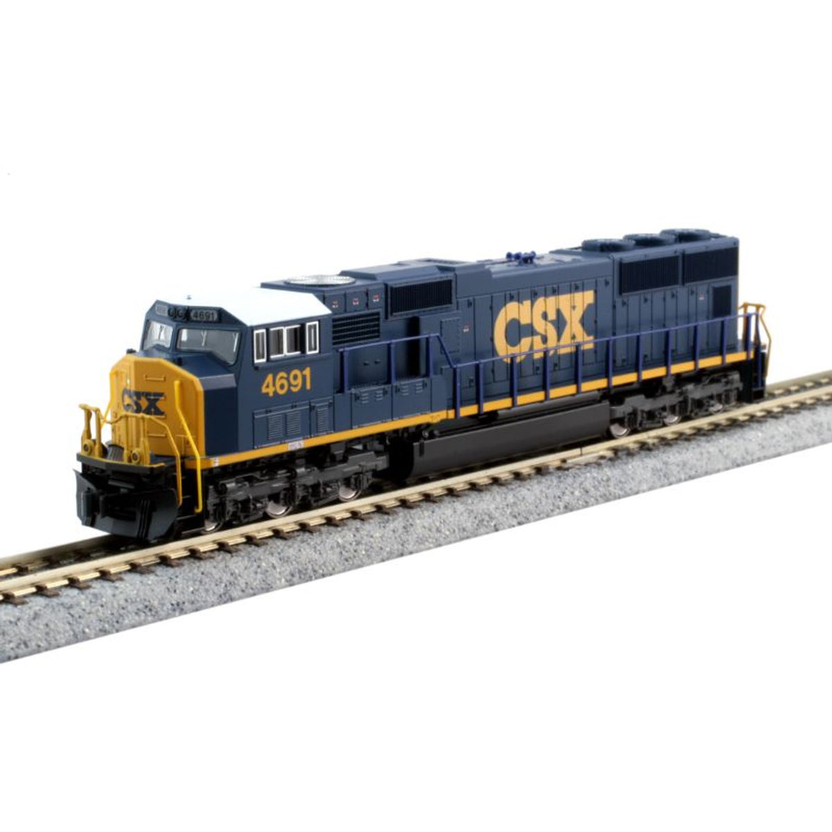 Kato 176-7609-DCC - EMD SD70M w/ DCC CSX (CSXT) 4691 - N Scale