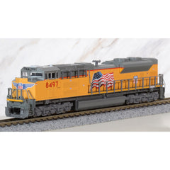 Kato 176-8438 DCC N EMD SD70ACe DCC Union Pacific 8497 (Armour Yellow, gray)