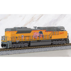 Kato 176-8438 DCC N EMD SD70ACe DCC Union Pacific 8497 (Armour Yellow, gray)