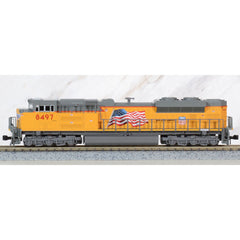 Kato 176-8438 DCC N EMD SD70ACe DCC Union Pacific 8497 (Armour Yellow, gray)