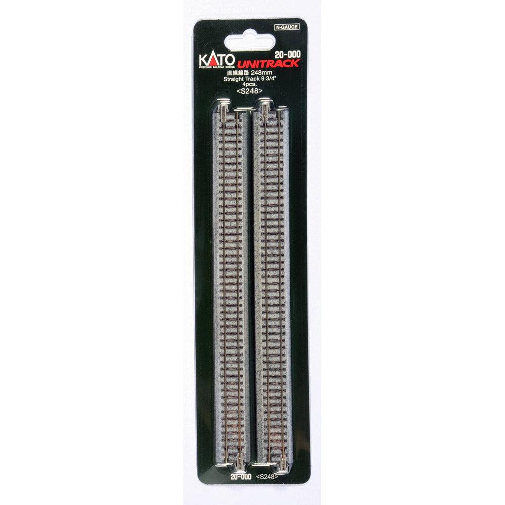 Kato 20-000 S248 248mm (9 3/4") Straight Track [4 pcs]  N Scale