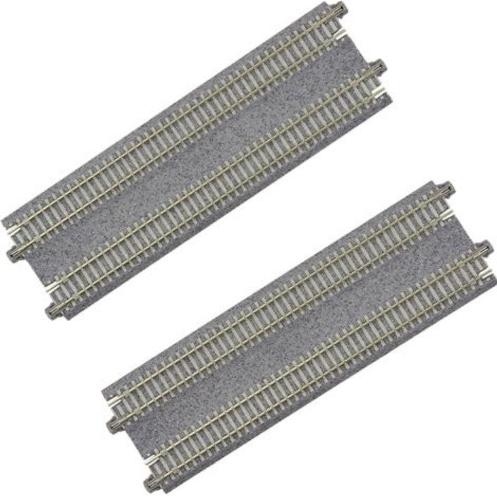 Kato 20-012  186mm (7 5/16") Concrete Tie Double Track Straight [2 pcs]  N Scale