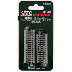Kato 20-092 33mm (1 5/16") [4 pcs], 38mm (1 1/2") [4 pcs]  N Scale