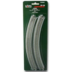 Kato 20-120 315mm (12 3/8") Radius 45 Curve Track [4 pcs]  N Scale