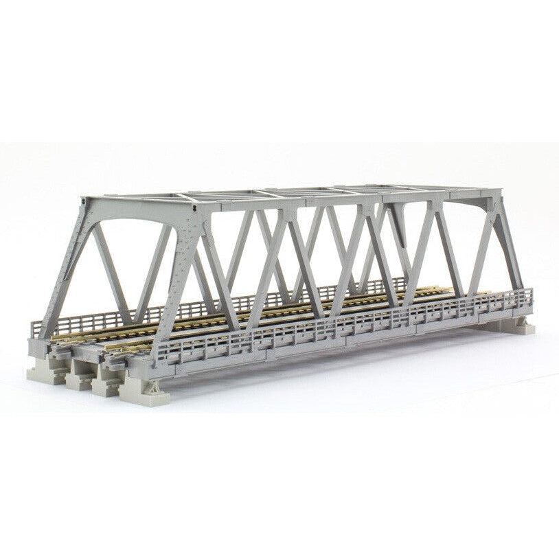 Kato 20-437  248mm (9 3/4") Double Track Truss Bridge, Silver  N Scale