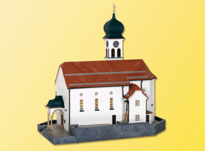 Kibri 405-37032 - Church w/blue turret