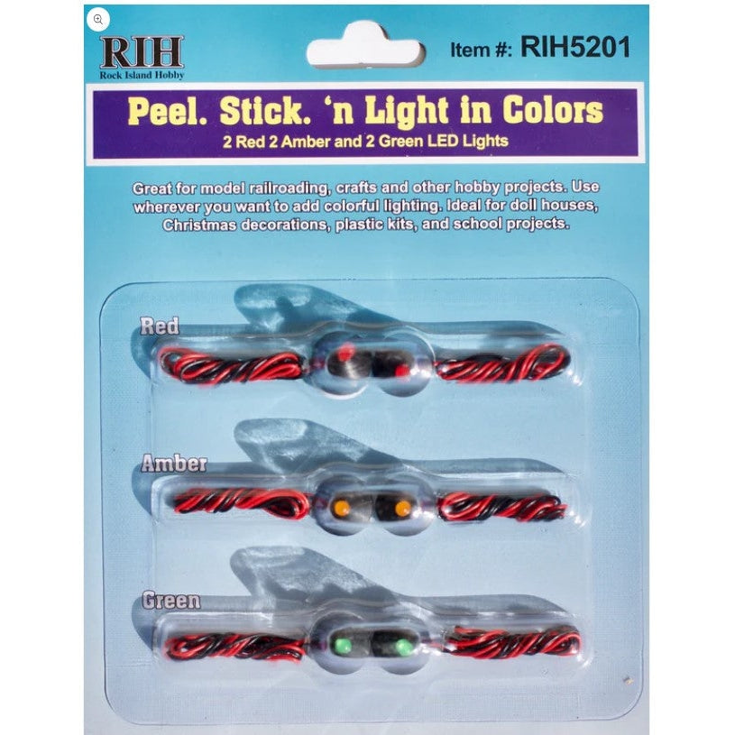 RIH5201 - Peel, Stick, n Light in Colors