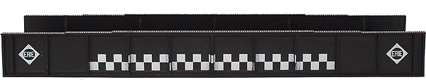 Atlas 890 - Decorated Plate Girder Bridge w/Code 100 Track - Kit -- Erie (black, white)
