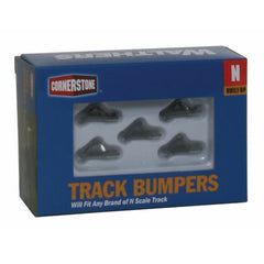 Walthers 933-2605 - Track Bumpers Drk Gray 5/