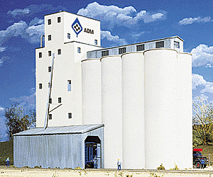 Walthers 933-3225 - ADM Grain Elevator Kit