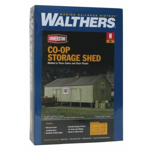 Walthers 933-3230 - COOP Strg Shed on Pilings