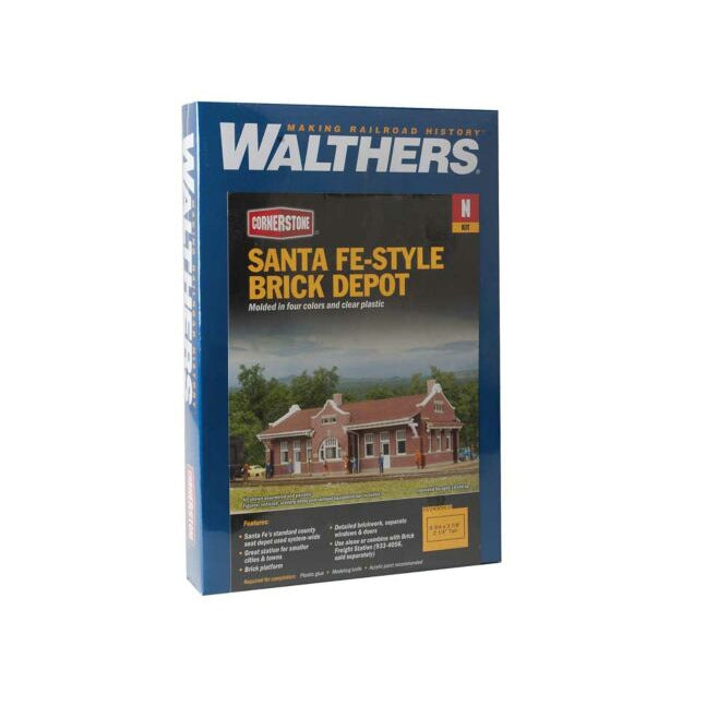 Walthers 933-3803 - ATSF Brick Depot Kit