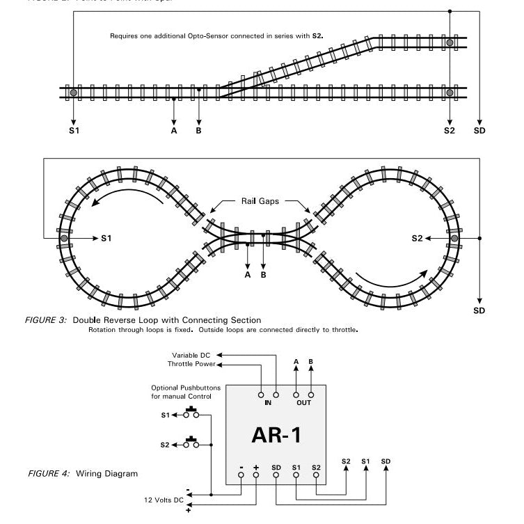 Automated Train Reverse Loop Using Arduino Circuitron AR-1 Automatic Reverse Circuit – Michael's Trains