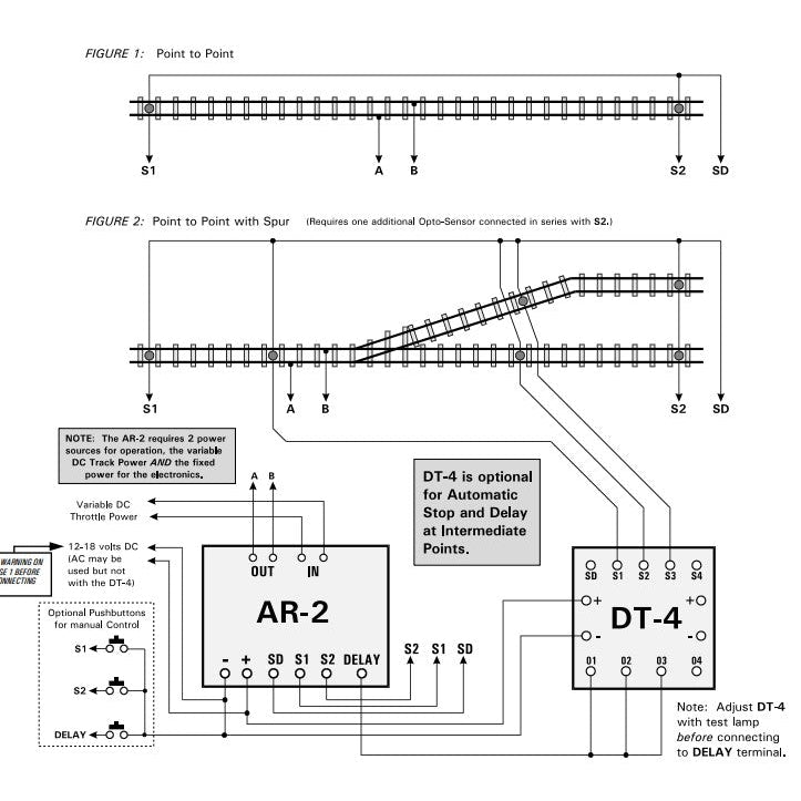 Ar2 Rvr Circuitron AR-2 Automatic Reverse Circuit with Delay – Michael's Trains