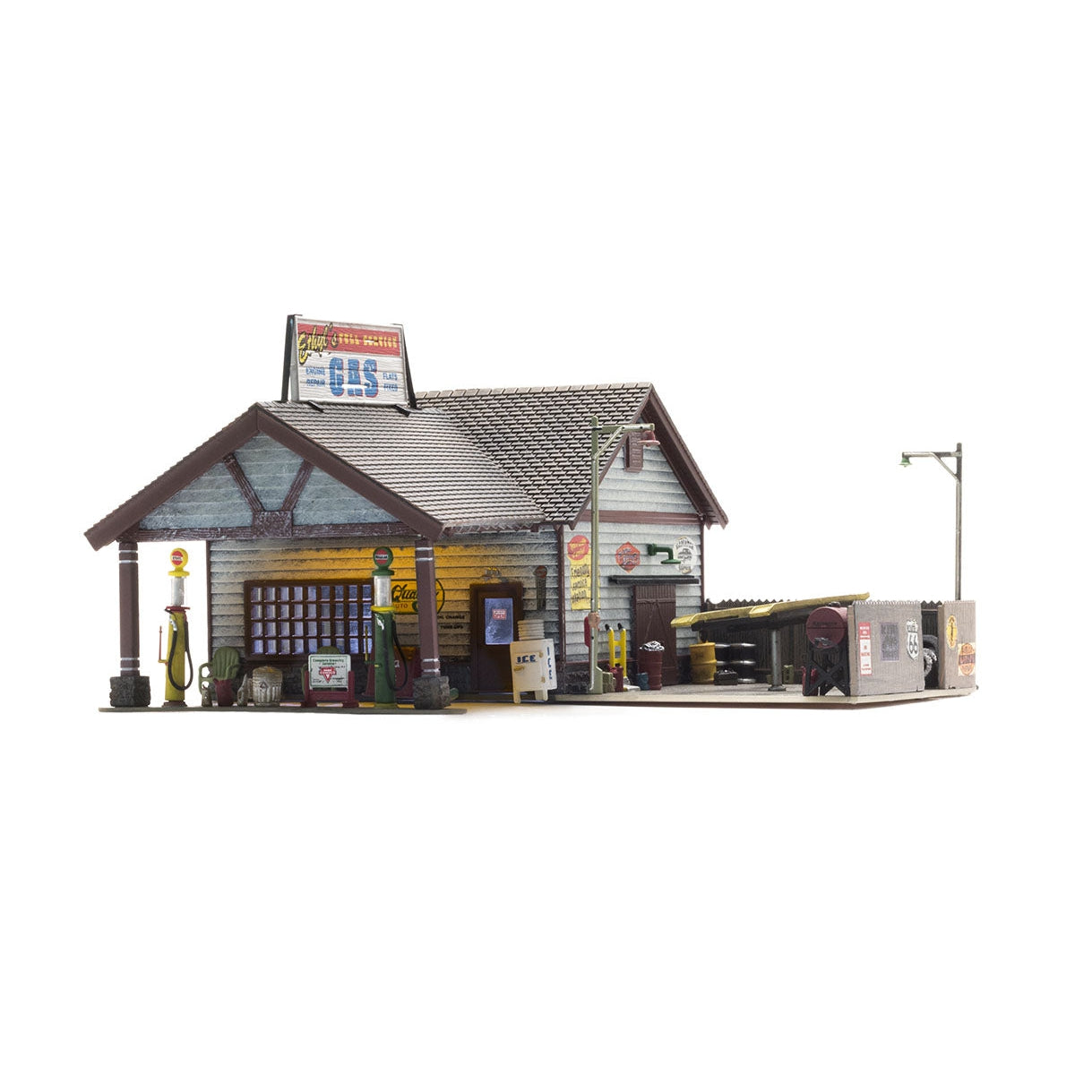 Woodland Scenics 4935 Ethyl's Gas & Service - N Scale