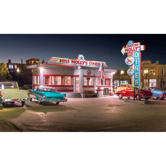 Woodland Scenics 4956 Miss Molly's Diner - N Scale