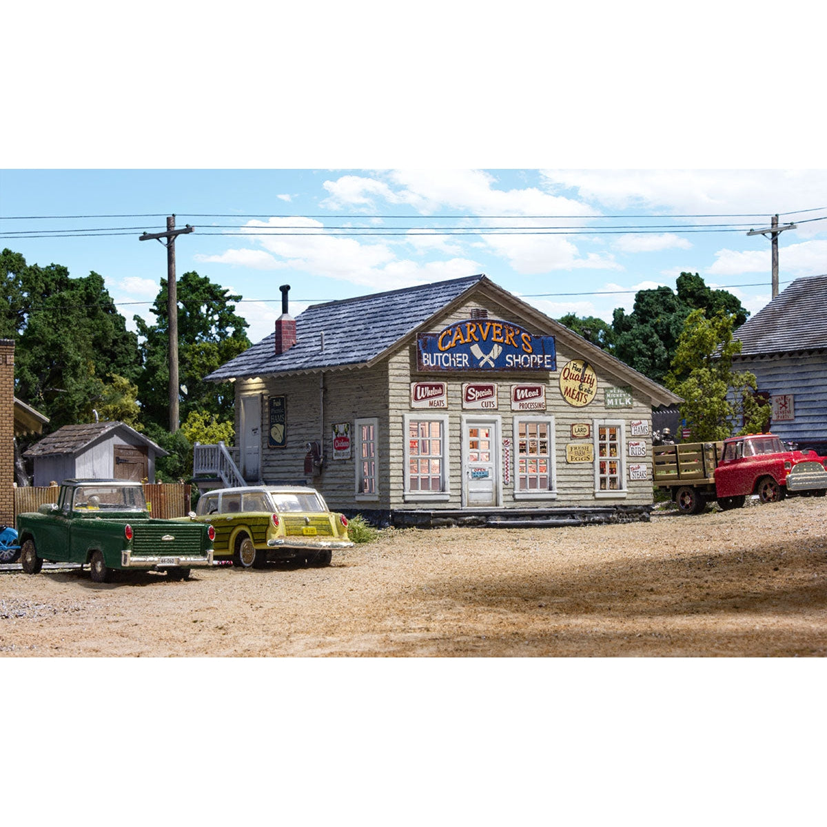 Woodland Scenics 4958 Carver's Butcher Shoppe - N Scale