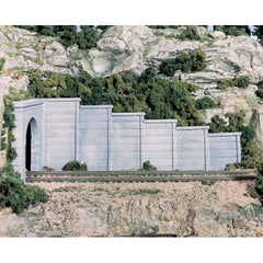 Woodland Scenics - Concrete Retaining Wall - 6 pieces