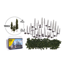 Woodland Scenics - Forest Green Realistic Tree Kits