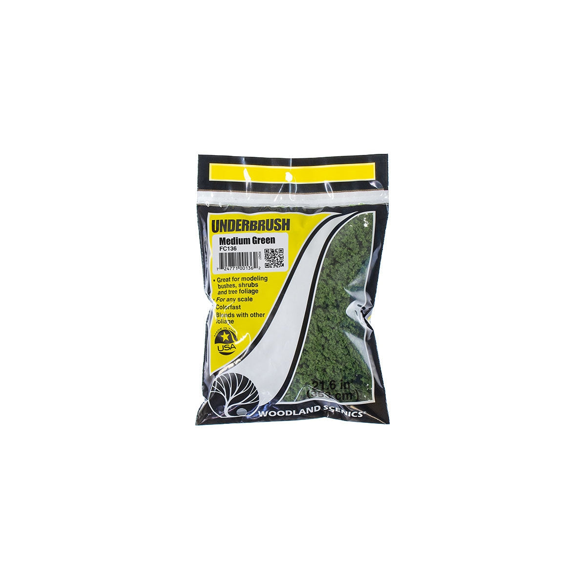 Underbrush - Medium Green Bag - Woodland Scenics